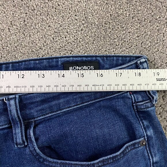 Bonobos Athletic Fit Jeans Men's 36 x 33 Measures 37 x 28 Blue - Picture 8 of 12